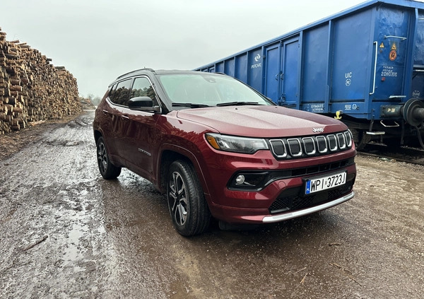 Jeep Compass cena 129000 przebieg: 7800, rok produkcji 2022 z Grajewo małe 211